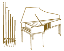 Orgel und Cembalo